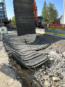 Försiktig sprängning